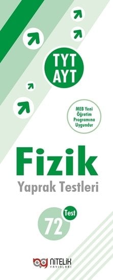 Nitelik YKS TYT Fizik Yaprak Test Nitelik Yayınları