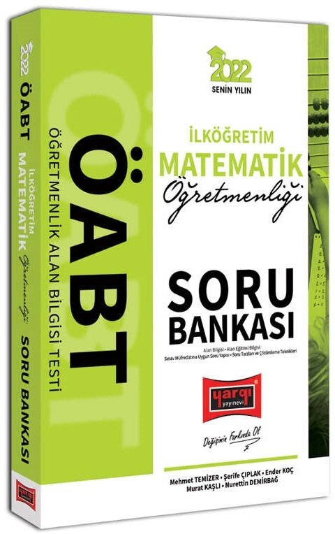 Yargı 2022 ÖABT İlköğretim Matematik Öğretmenliği Soru Bankası Yargı Yayınları