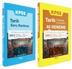 Temsil 2024 KPSS Tarih Soru Bankası + 40 Deneme 2 li Set - Cahide Bolat Temsil Yayınları