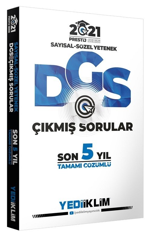 SÜPER FİYAT Yediiklim 2021 DGS Prestij Çıkmış Sorular Son 5 Yıl Çözümlü Yediiklim Yayınları