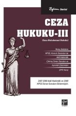 Gazi Kitabevi Ceza Hukuku - III (Ceza Muhakemesi Hukuku) - Reform Serisi Gazi Kitabevi