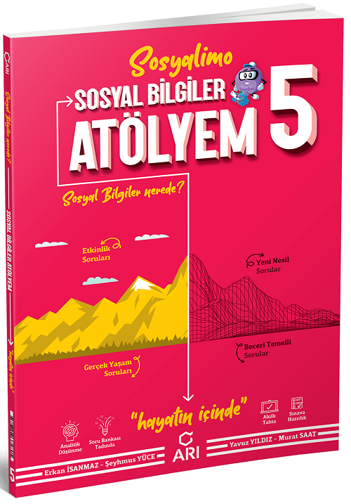 SÜPER FİYAT Arı Yayınları 5. Sınıf Sosyalimo Sosyal Bilgiler Atölyem Arı Yayınları