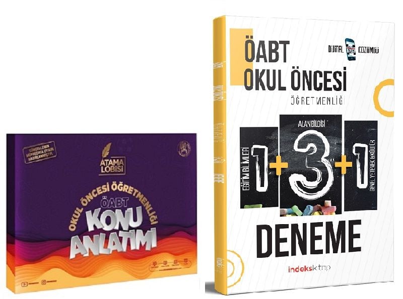 Atama Lobisi ÖABT Okul Öncesi Konu + İndeks 5 Deneme 2 li Set Atama Lobisi + İndeks Akademi Yayınları