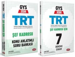 Data 2024 GYS TRT Şef Kadrosu Konu + Soru Bankası 2 li Set Görevde Yükselme Data Yayınları