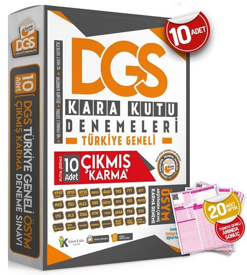 İnformal DGS Kara Kutu Türkiye Geneli Karma 10 Deneme Dijital Çözümlü İnformal Yayınları