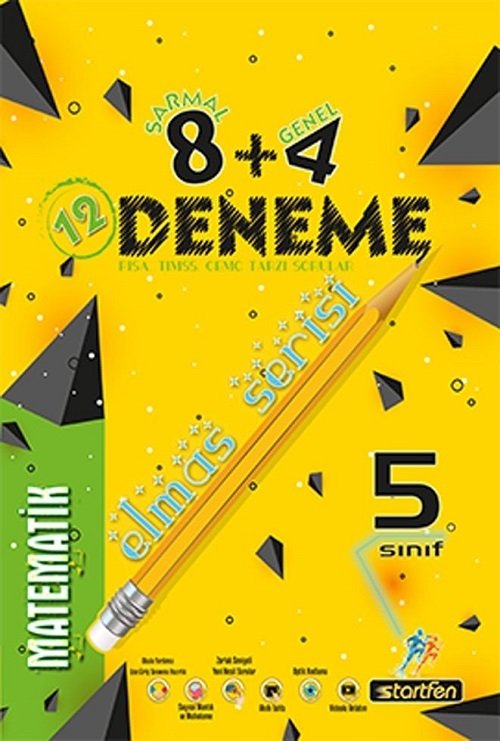 Startfen 5. Sınıf Matematik 12 Deneme Elmas Serisi Startfen Yayınları