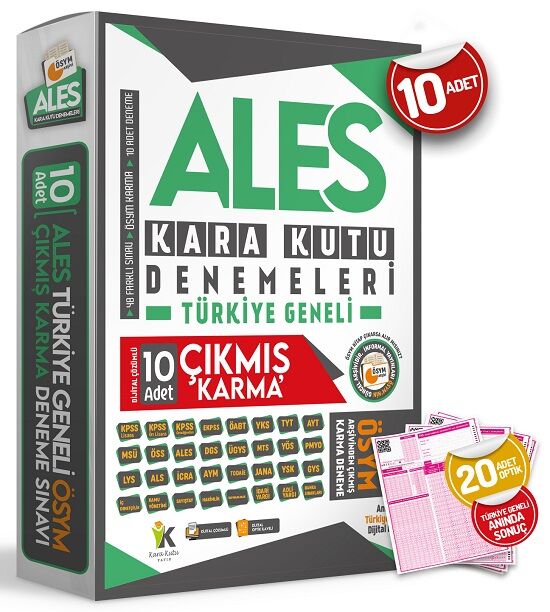 İnformal ALES Kara Kutu Türkiye Geneli Karma 10 Deneme Dijital Çözümlü İnformal Yayınları