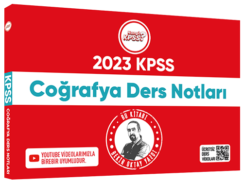 Hangi KPSS 2023 KPSS Coğrafya Ders Notları - Bekir Oktay Hangi KPSS Yayınları