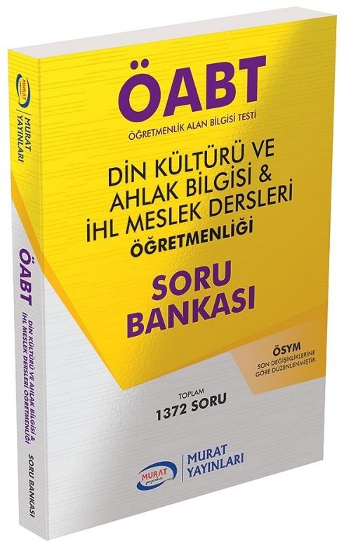 Murat ÖABT Din Kültürü ve Ahlak Bilgisi Öğretmenliği Soru Bankası Murat Yayınları
