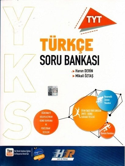 Hız ve Renk YKS TYT Türkçe Soru Bankası Hız ve Renk Yayınları