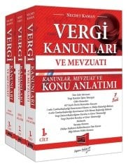 Yargı Vergi Kanunları ve Mevzuatı Konu Anlatımı ve Soru Bankası 3 Kitap Set - Necdet Kaman 7. Baskı Yargı Yayınları