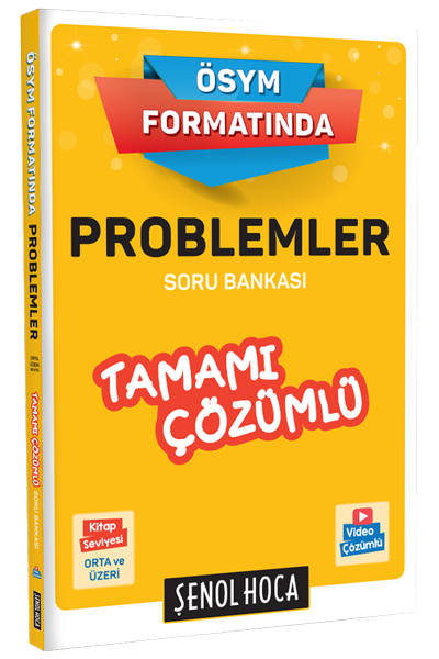 Şenol Hoca Problem Çözücü Problemler Soru Bankası Çözümlü Şenol Hoca Yayınları