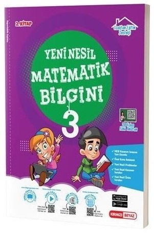 Kırmızı Beyaz 3. Sınıf Matematik Bilgini 2. Kitap Kırmızı Beyaz Yayınları