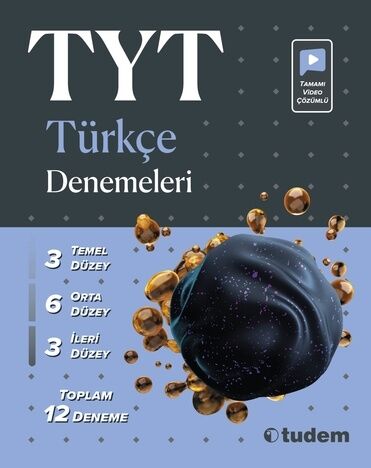 Tudem YKS TYT Türkçe 12 Deneme Video Çözümlü Tudem Yayınları