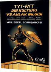 Simya YKS TYT AYT Din Kültürü ve Ahlak Bilgisi Kahraman Konu Özetli Soru Bankası Simya Yayınları
