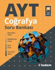 Tudem YKS AYT Coğrafya Soru Bankası Video Çözümlü Tudem Yayınları