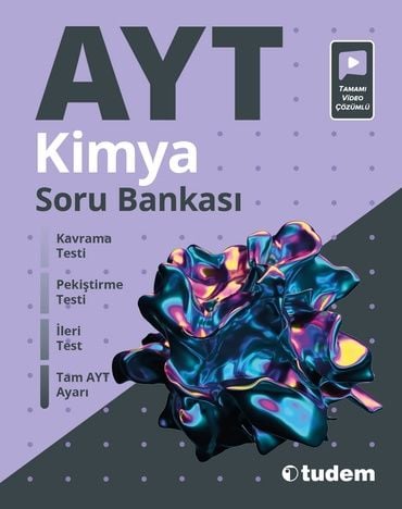 Tudem YKS AYT Kimya Soru Bankası Video Çözümlü Tudem Yayınları