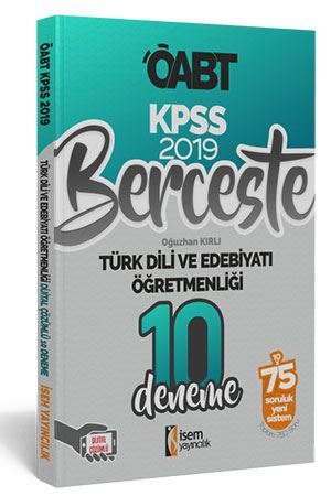 İsem 2019 ÖABT Berceste Türk Dili ve Edebiyatı 10 Deneme İsem Yayınları