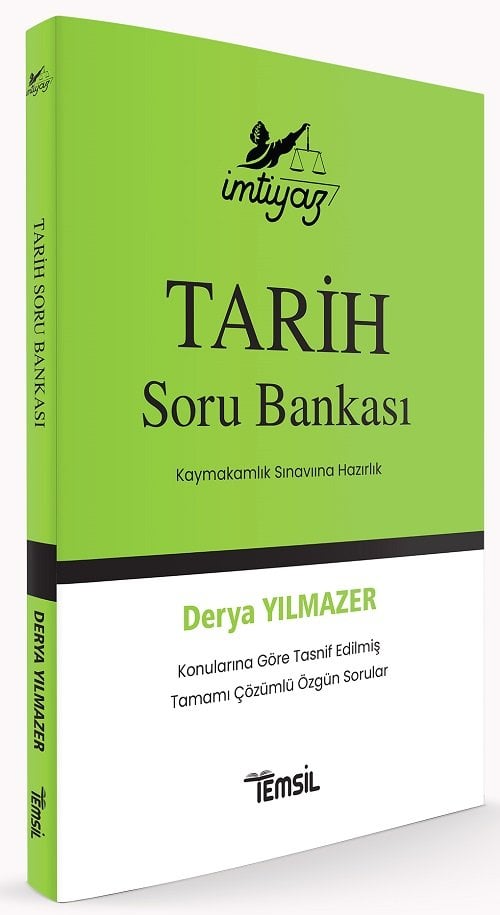 Temsil Kaymakamlık İmtiyaz Tarih Soru Bankası - Derya Yılmazer Temsil Yayınları