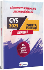 Memur Sınav 2023 GYS Yerel Yönetimler Zabıta Amiri 10. Grup Deneme Görevde Yükselme Memur Sınav