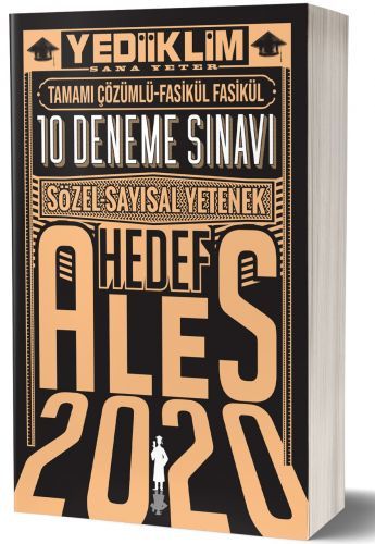 Yediiklim 2020 ALES HEDEF 10 Deneme Fasikül Çözümlü Yediiklim Yayınları