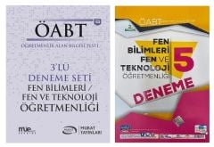 SÜPER FİYAT Murat + Nobel ÖABT Fen 3+5 Deneme 2 li Set Murat + Nobel Sınav Yayınları