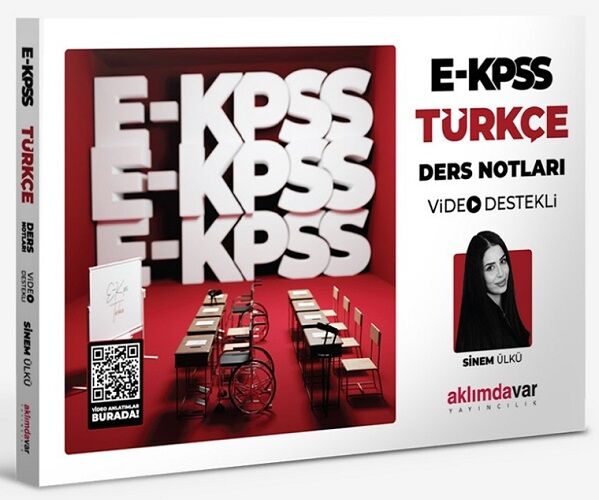 SÜPER FİYAT Aklımdavar EKPSS Türkçe Video Destekli Ders Notları - Sinem Ülkü Aklımdavar Yayıncılık