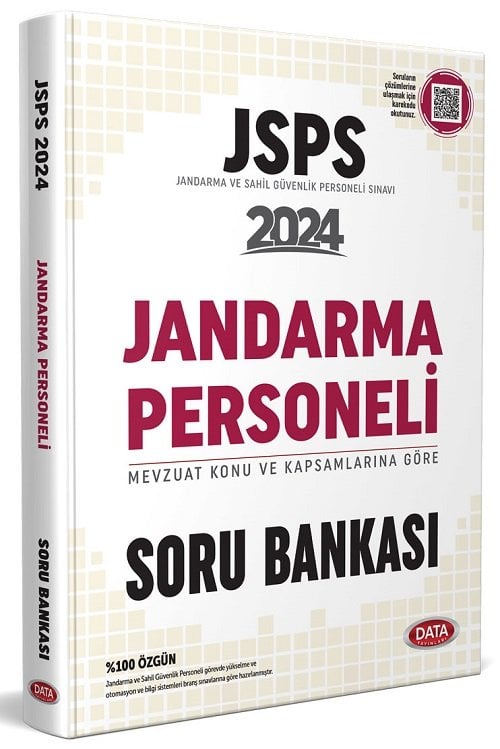 Data 2024 JSPS Jandarma Personeli Soru Bankası Çözümlü Data Yayınları