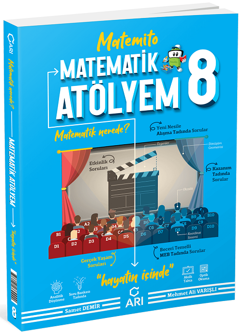 SÜPER FİYAT Arı Yayınları 8. Sınıf Matematik Atölyem Matemito Arı Yayınları