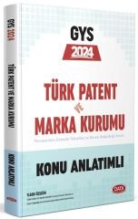 Data 2024 GYS Türk Patent ve Marka Kurumu Konu Anlatımlı Görevde Yükselme Data Yayınları