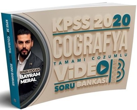Benim Hocam 2020 KPSS Coğrafya Video Soru Bankası Çözümlü - Bayram Meral Benim Hocam Yayınları