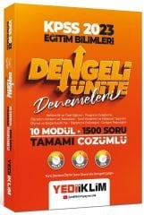 Yediiklim 2023 KPSS Eğitim Bilimleri Dengeli Ünite Denemeleri Çözümlü Yediiklim Yayınları