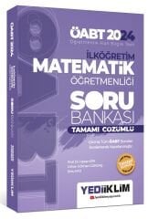 Yediiklim 2024 ÖABT İlköğretim Matematik Öğretmenliği Soru Bankası Çözümlü Yediiklim Yayınları