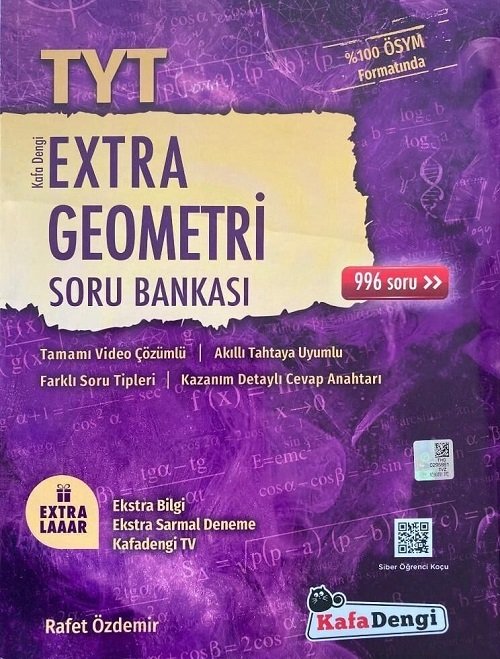 Kafadengi YKS TYT Geometri Extra Soru Bankası Kafadengi Yayınları
