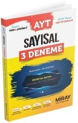 Miray YKS AYT Sayısal 3 Deneme Matematik - Fen Bilimleri Miray Yayınları