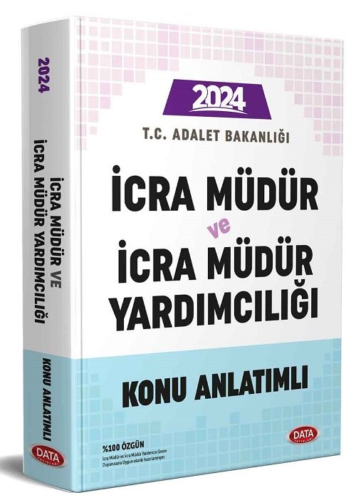 Data 2024 İcra Müdür ve Yardımcılığı Konu Anlatımlı Data Yayınları