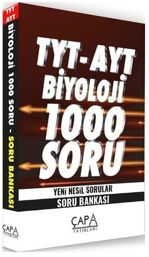 SÜPER FİYAT Çapa YKS TYT AYT Biyoloji Soru Bankası 1000 Soru Çapa Yayınları