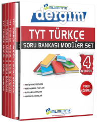 SÜPER FİYAT Milimetrik YKS TYT Türkçe Soru Bankası 4 lü Modüler Set Milimetrik Yayınları