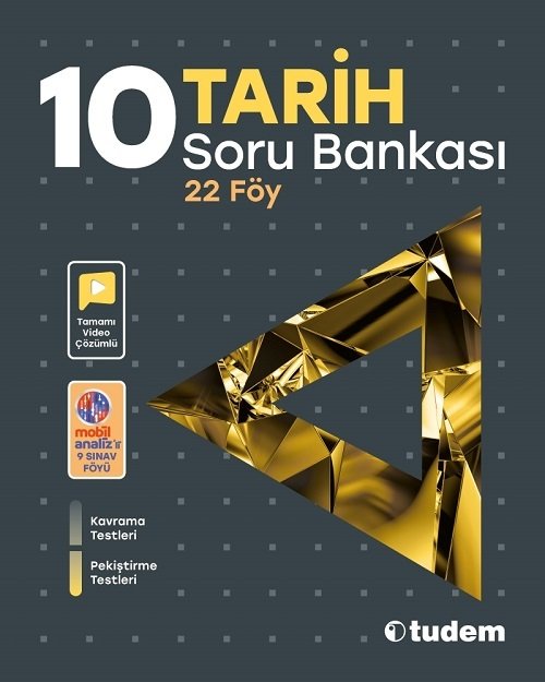 Tudem 10. Sınıf Tarih Soru Bankası Tudem Yayınları