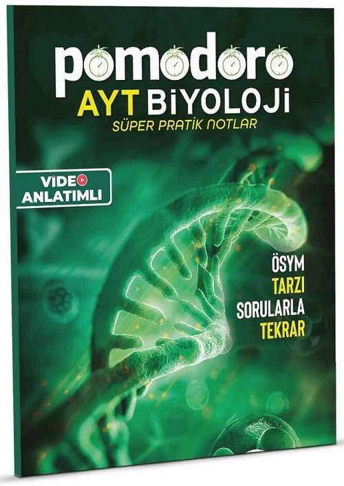 Pomodoro YKS AYT Biyoloji Süper Pratik Notlar Pomodoro Yayınları