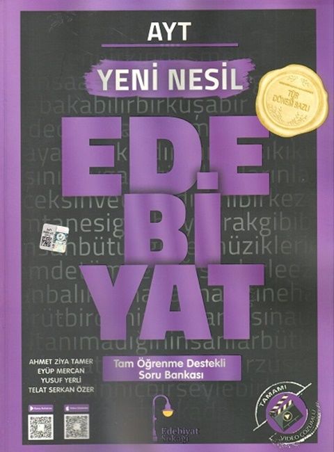 Edebiyat Sokağı YKS AYT Edebiyat Yeni Nesil Soru Bankası Edebiyat Sokağı Yayınları