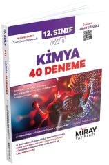 Miray 12. Sınıf AYT Kimya 40 Deneme Video Çözümlü Miray Yayınları