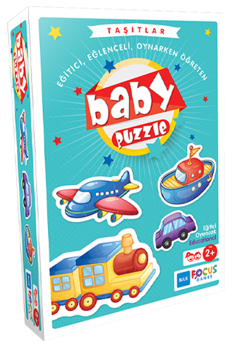 Baby 13 Parça Puzzle - Taşıtlar Blue Focus Games
