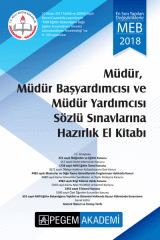 Pegem 2018 MEB Müdür - Müdür Yardımcısı Sözlü Sınavı El Kitabı Pegem Akademi Yayınları