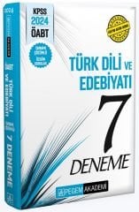 Pegem 2024 ÖABT Türk Dili ve Edebiyatı 7 Deneme Çözümlü Pegem Akademi Yayınları