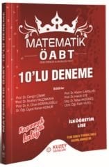 Kuzey Akademi ÖABT İlköğretim-Lise Matematik 10 Deneme Çözümlü - Cengiz Çınar Kuzey Akademi Yayınları