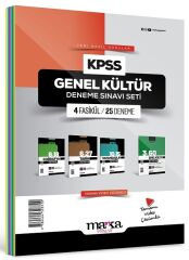 Marka 2024 KPSS Genel Kültür + Tarih + Coğrafya + Vatandaşlık 4 Fasikül 25 Deneme Set Marka Yayınları