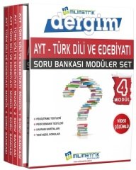 Milimetrik YKS AYT Türk Dili ve Edebiyatı Soru Bankası 4 lü Modüler Set Milimetrik Yayınları