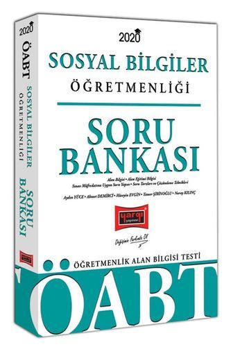 Yargı 2020 ÖABT Sosyal Bilgiler Öğretmenliği Soru Bankası Yargı Yayınları