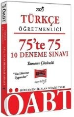 Yargı 2020 ÖABT Türkçe Öğretmenliği 75 te 75 10 Deneme Sınavı Çözümlü Yargı Yayınları